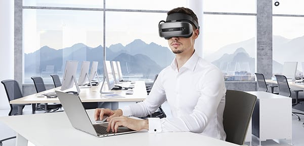 lenovo explorer vr para el trabajo